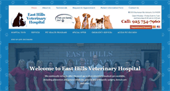 Desktop Screenshot of easthillsvethospital.com